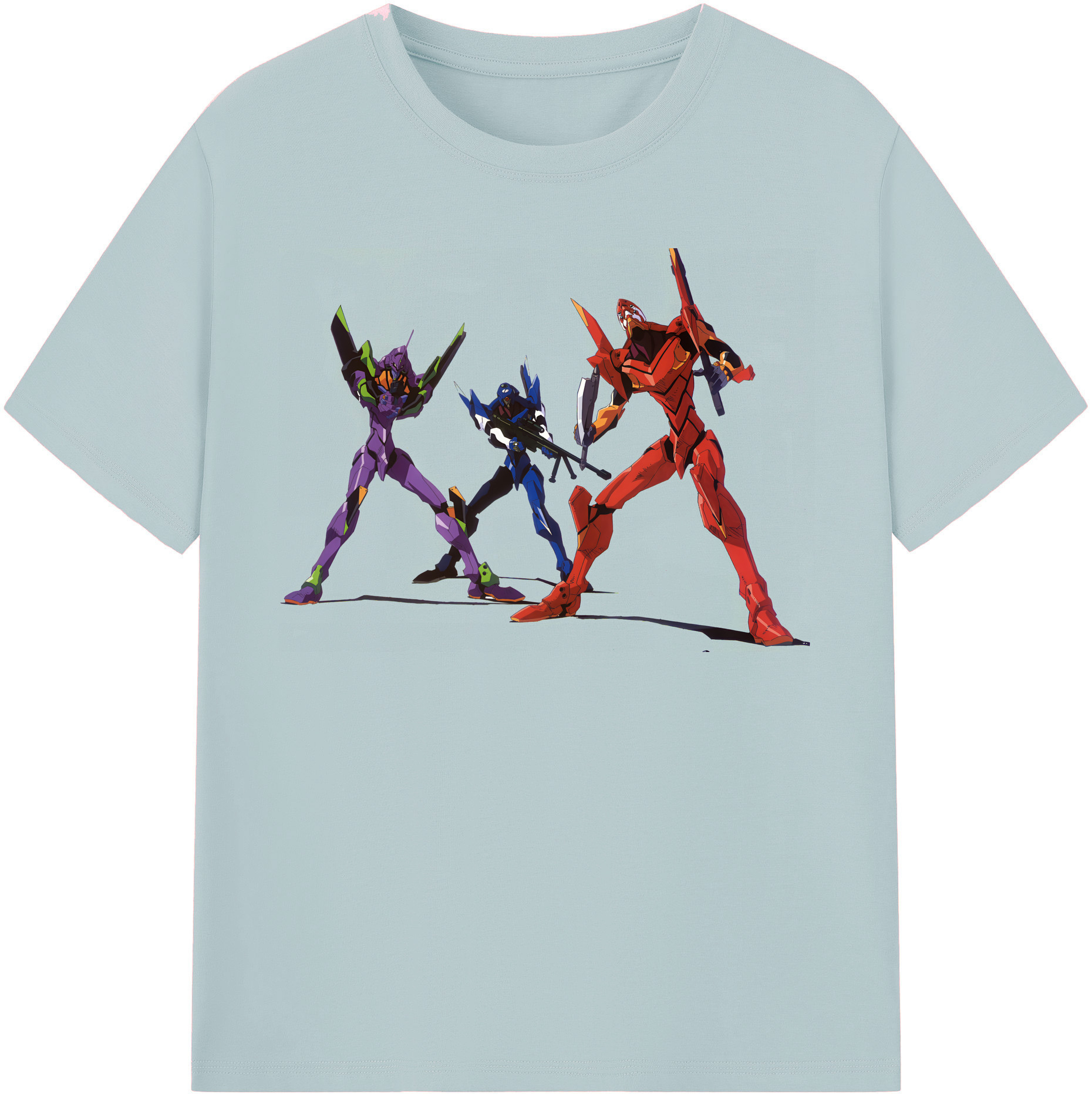 （画像用） EVA 新世紀エヴァンゲリオン 綿100％半袖Tシャツ（フロントプリント）